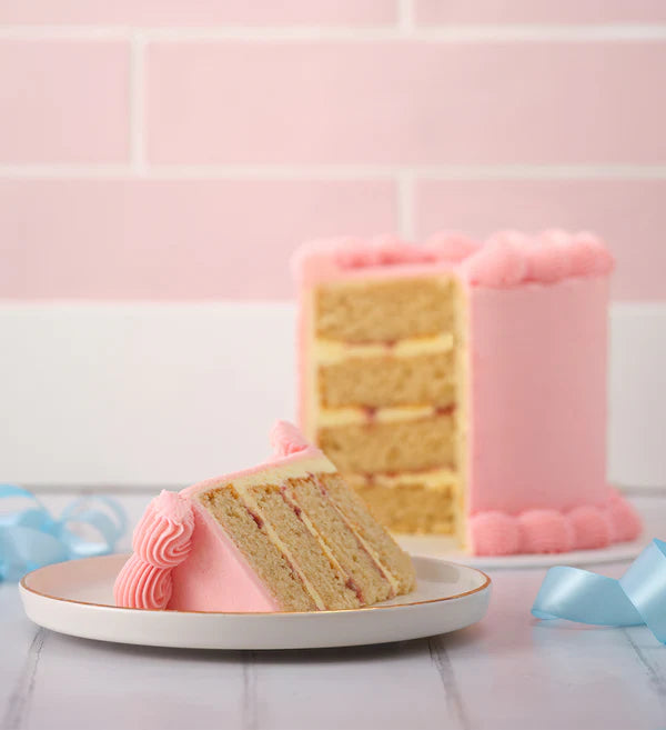Pink Ribbons and Ruffles Cake