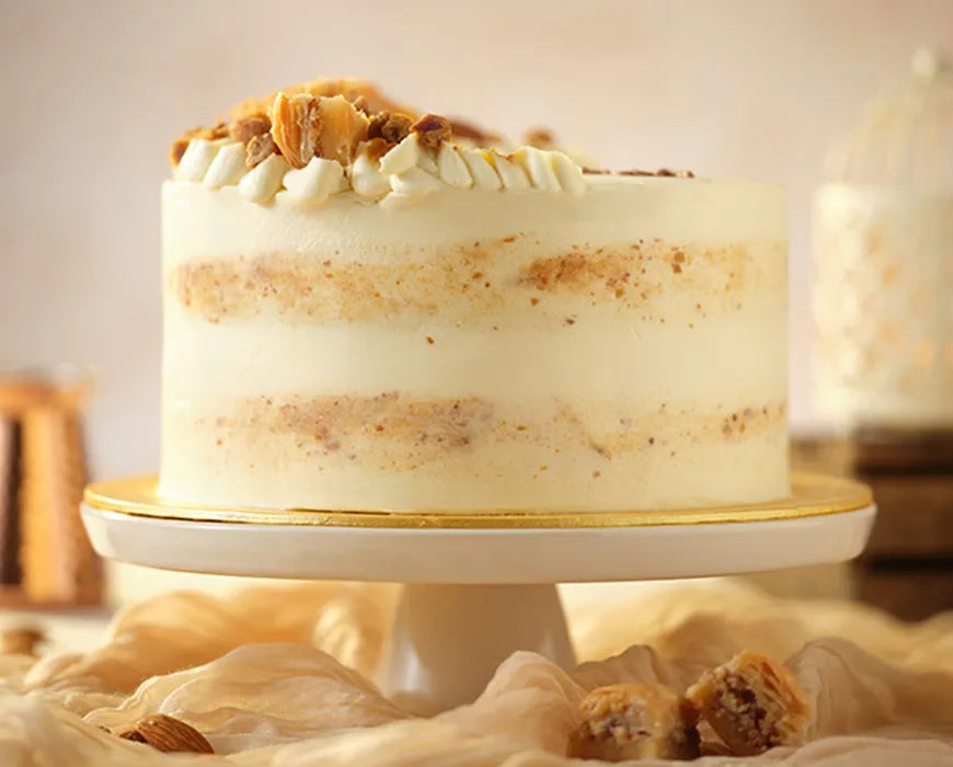 Almond Honey and Date Cake