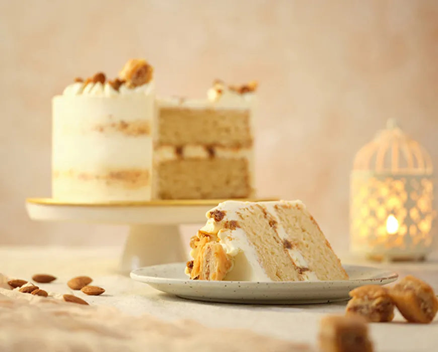 Almond Honey and Date Cake
